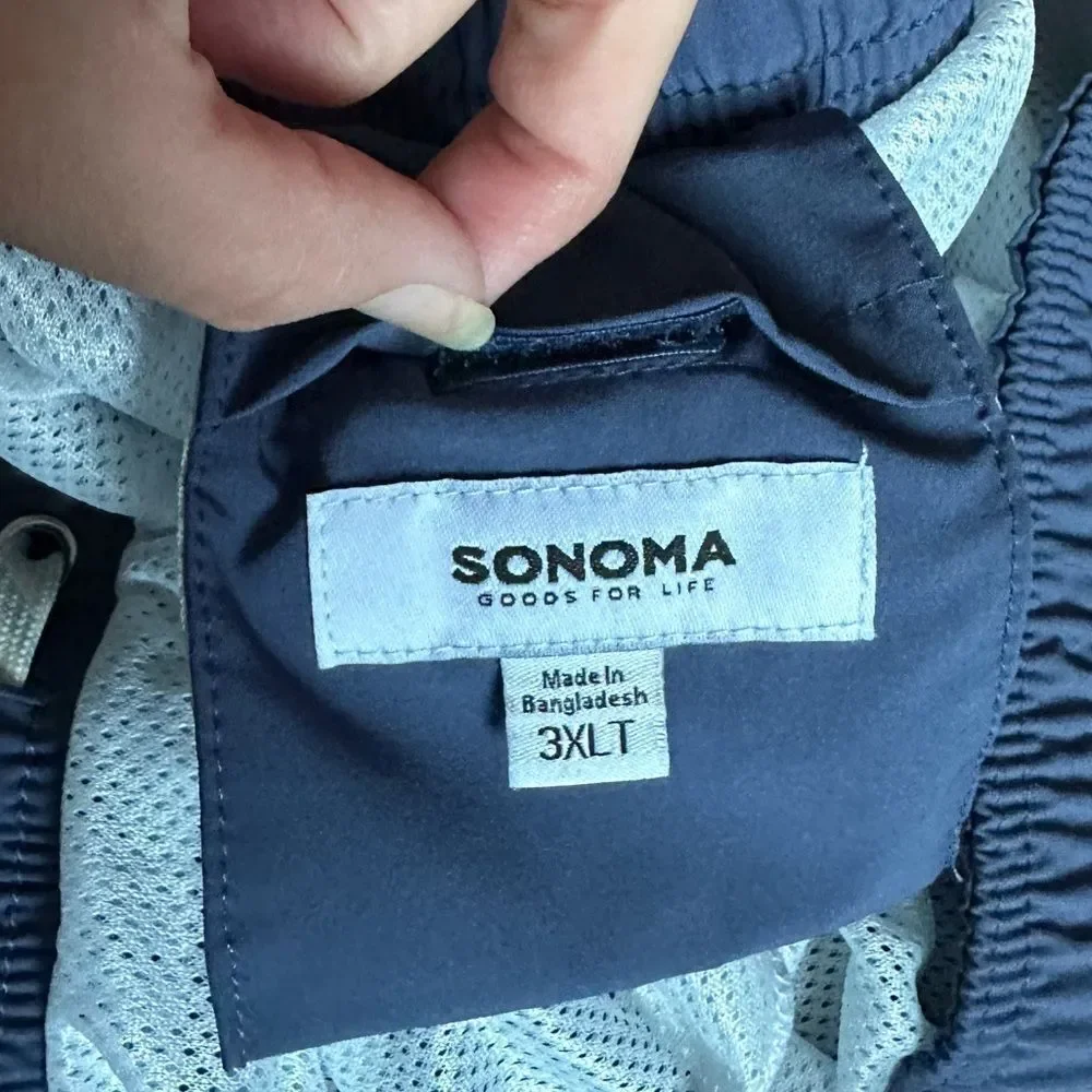 Sonoma Swim Trunks New Blue Mens Size 3XLT‎